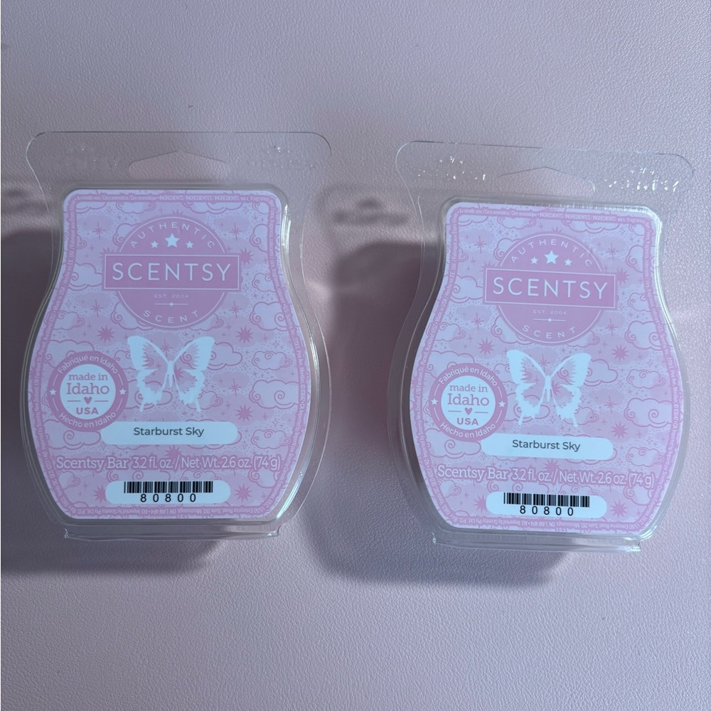 Scentsy Starburst Sky Wax Bar - Soft Pink